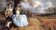 Thomas Gainsborough Portrait of Mr and Mrs Andrews USA oil painting reproduction
